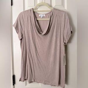 Grace and Lace cowl neck tee size large NWT